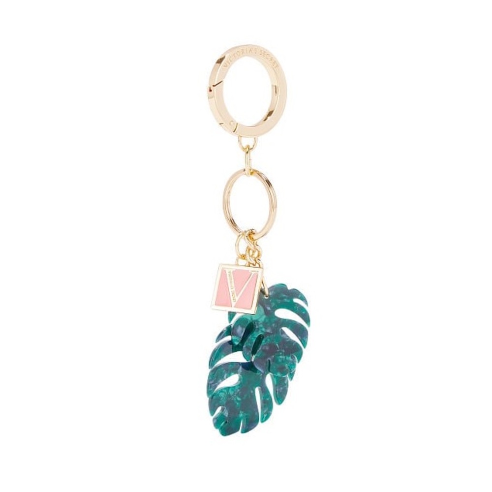 Victoria’s Secret Palm Leaves Keychain Bag Charm